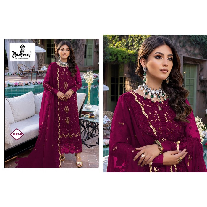 Majesty Satrangi Vol 3 Fox Georgette Pakistani Salwar Suits